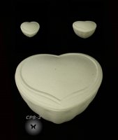 Керамическая шкатулка "Сердце Классик", 8,5*3,5см