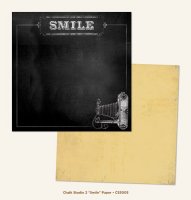 Бумага для скрапбукинга двухсторонняя Smile, 30*30 см