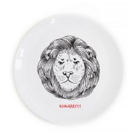 Тарелка "Голодный лев (англ.)", 25 см