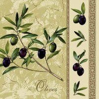 Декупажная салфетка "Olives", 33*33см