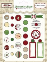 Набір брадсів і тегів "Різдво", 28 елементів