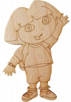 Фігурка дерев'яна "Даша", 9,7*7см