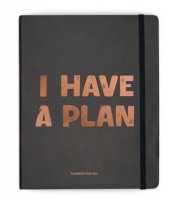 Планер "I have a plan", черный