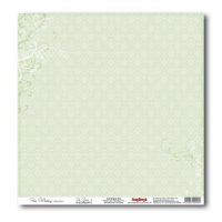Бумага для скрапбукинга, Свадебная, "Нежно-зеленый-2", 30*30 см, 200г/м2