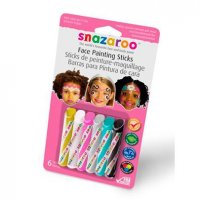 Набор карандашей для аквагрима "Для девочек", 6 цветов