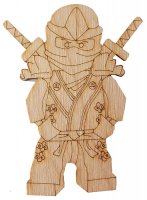 Фігурка дерев'яна "Ніндзяго-2", 10*6,5см