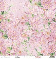 Бумага для скрапбукинга, Цветущий сад  "Весенний буукет" 30*30 см