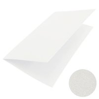 Заготовка для листівки 10*20см, 250г/м2, біла перламутрова