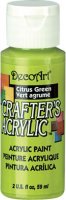 Краска акриловая Crafters, Зеленый цитрусовый, 60мл