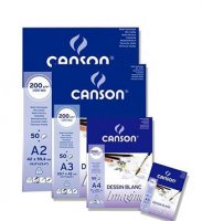 Блок бумаги для акварели Canson Mix Media Imagine 200г/м, A4, 50л
