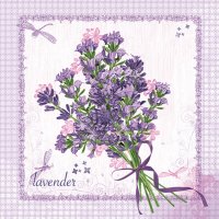 Декупажная салфетка "Lavender №2", 33*33см