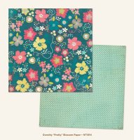 Бумага для скрапбукинга двухсторонняя Pretty "Blossom", 30*30 см