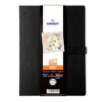 Блокнот Canson для набросков и заметок Art Book 180° А6 80 лист.
