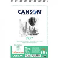 Альбом бумаги для набросков на спирали Canson 1557 Dessin, 180гр., А4, 30 л.