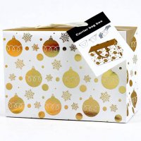 Подарочный пакет-коробка "Новогодняя радость"