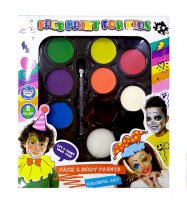 Набор для аквагрима Face Paint Kids "Party Set", 8 цветов