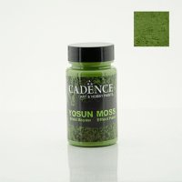 Краска-паста с эффектом мха Cadence Dark Green Moss Effect, темно-зеленый, 90 мл