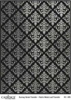 Трансфер Cadenсe Metal Leaf Background Fabric Transfer, 30х40см, KVS-005, Серебро