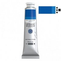 Масляная краска Lefranc Extra Fine 40мл, #065 Cerulean blue hue (Небесно-голубой)