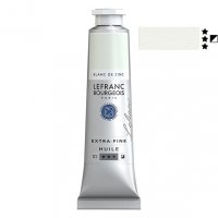 Масляная краска Lefranc Extra Fine 40мл, #009 Zinc white (Цинковые белила)