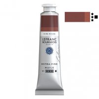 Масляная краска Lefranc Extra Fine 40мл, #306 Red ochre (Охра красная)