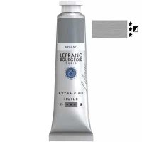 Олійна фарба Lefranc Extra Fine 40мл, #710 Silver (Срібло)