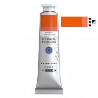 Олійна фарба Lefranc Extra Fine 40мл, #727 Transparent orange (Прозорий помаранчевий)
