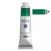 Олійна фарба Lefranc Extra Fine 40мл, #728 Japanese green deep (Японський зелений темний)