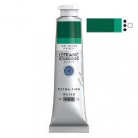 Масляная краска Lefranc Extra Fine 40мл, #906 Phthalo armor green (Зеленая ФЦ)