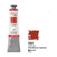 Масляная краска Rosa Studio 60мл, #501 Красная альпийская