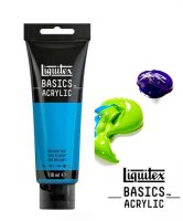 Акриловая краска Liquitex Basics, 118 мл, Бриллиантовый синий