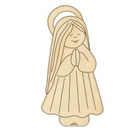 Фігурка під розпис "Дівчинка-ангелик", 13 см