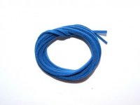 Набор шнуров, искусственная замша, синий, 25*15мм, 2х1м