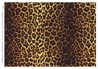 Рисовая декупажная карта "Шкура гепарда", 20х30см
