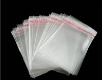 Прозрачный пакет для упаковки и хранения, на липкой ленте, 10х12,5см