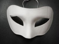 Карнавальная маска "Коломбина романтичная", 16х9см