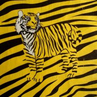 Декупажная салфетка "Тигр", 33*33 см