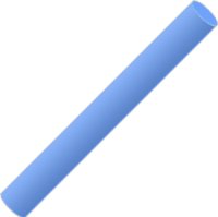 Полимерная глина Bebik, голубая флуоресцентная, 17г