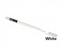 Ручка гелевая тонкая Santi White pen, белая