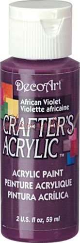 Краска акриловая Crafters, Африканский фиолетовый, 60мл
