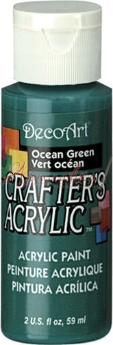 Краска акриловая Crafters, Зеленый океан, 60мл
