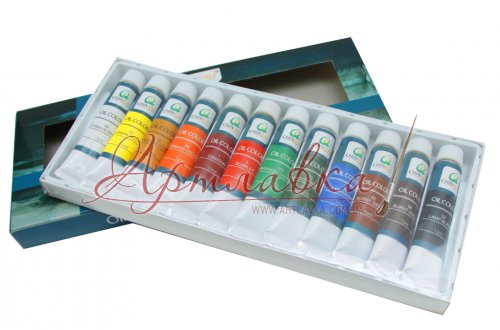 Набор масляных красок Oil Color, 12х12мл
