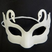 Карнавальна маска "Лебеді", 21x12см