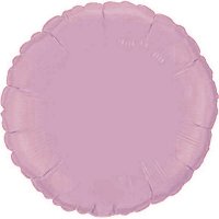 Шар фольга 18" (46см) Пастель Круг Розовый