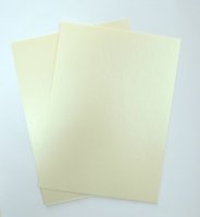 Заготовки для открыток, Перламутр молочный, 25х18 см, 2шт