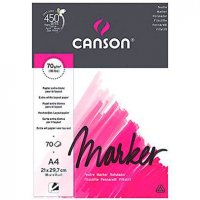 Блокнот Canson для маркеров 70 гр, 21х30см (А4)