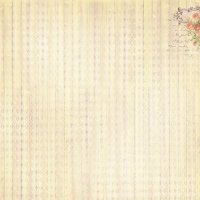 Бумага для скрапбукинга, Французское путешествие, "Запах ванили", 180г/м2, 30,5*30,5см