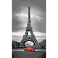 Картина по номерам Городской пейзаж "Париж-2", 30*50см