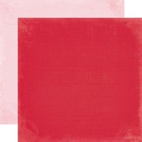 Бумага для скрапбукинга двухсторонняя Red / Pink, 30*30 см
