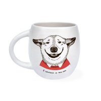 Чашка " Собака-Улибака"